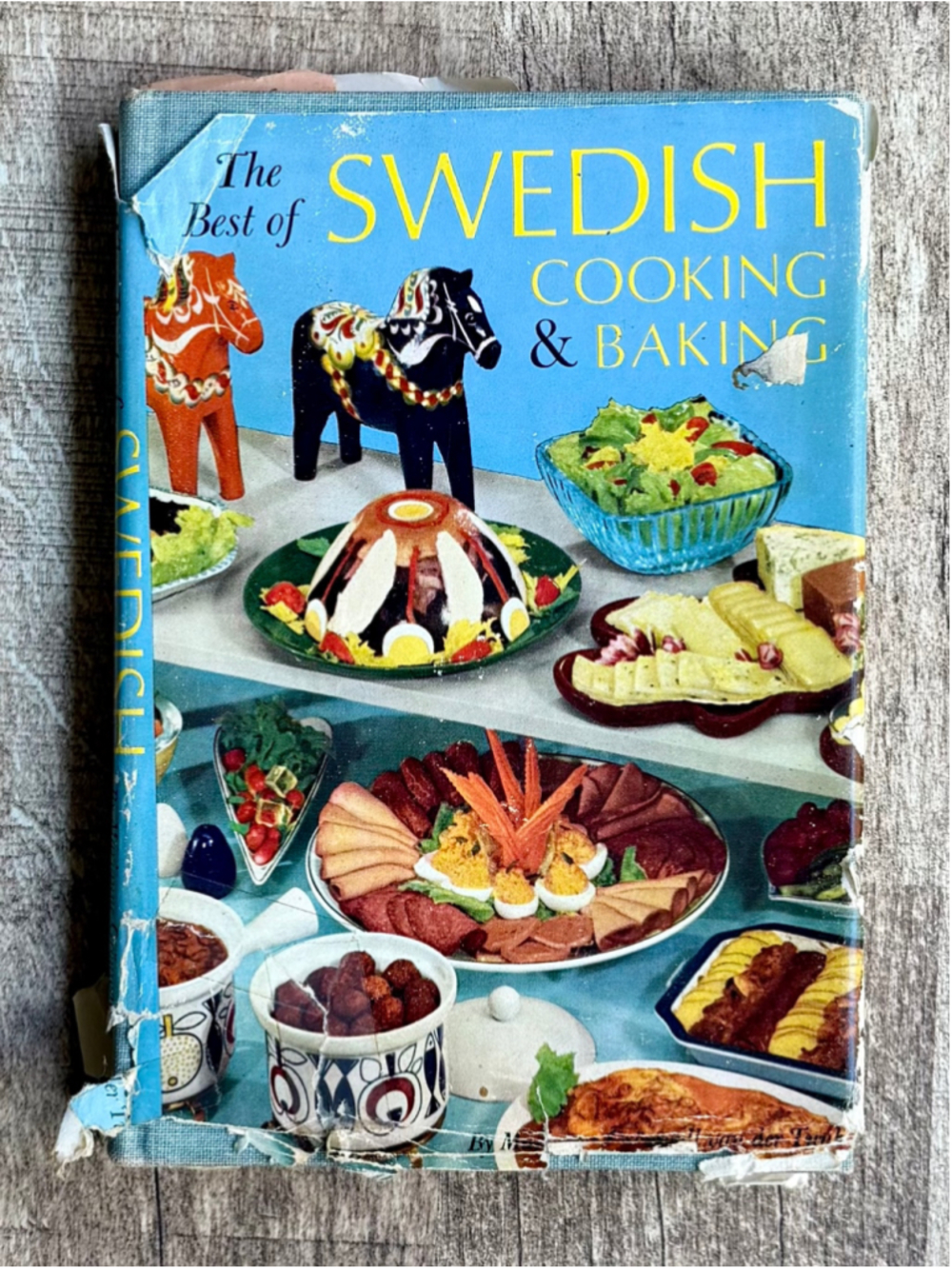 Vintage 1966 The Best of Swedish Cooking & Baking Hardcover Book Dust Jacket Ran